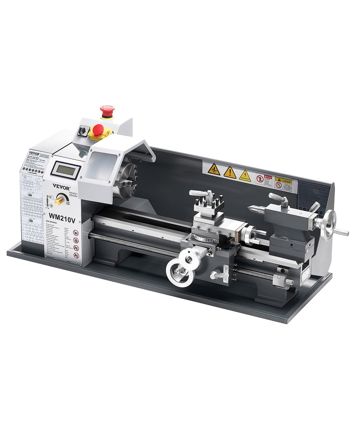 Metal Lathe β 8" x 16" Benchtop Precision Lathe Machine, 550W Motor, 0β2500 RPM Variable Speed, Compact Power Lathe for Metalworking