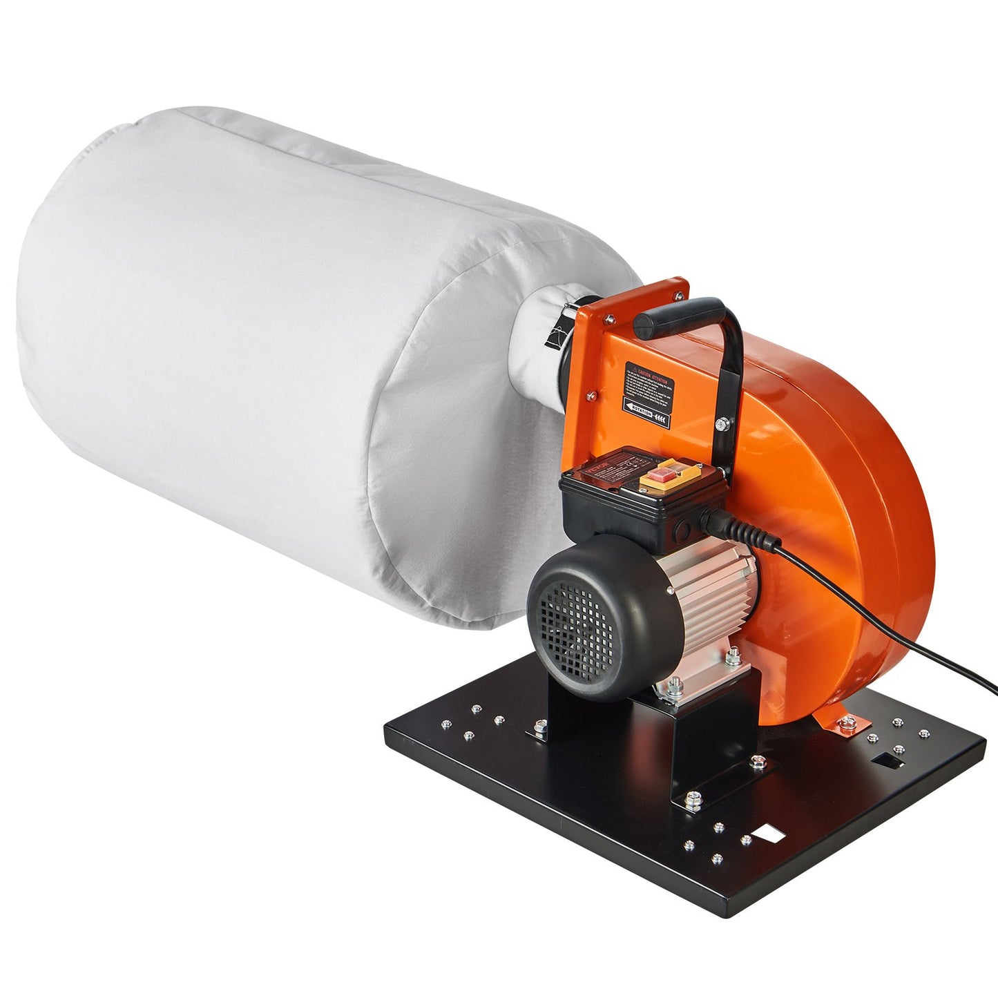 1HP Rolling Dust Collector – 537 CFM | Mobile Dust System with 21-Gallon Bag