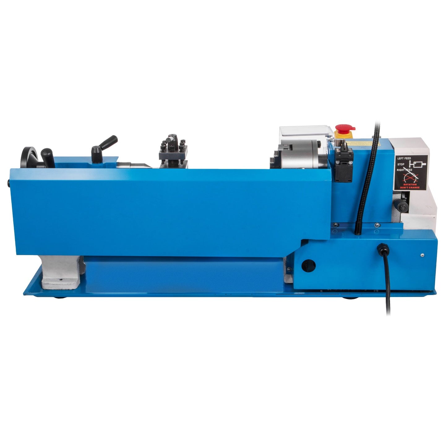 7" x 14" Mini Metal Lathe β 550W Precision Benchtop Lathe, Variable Speed 50β2500 RPM, Nylon Gears with Movable Lamp for Metalworking