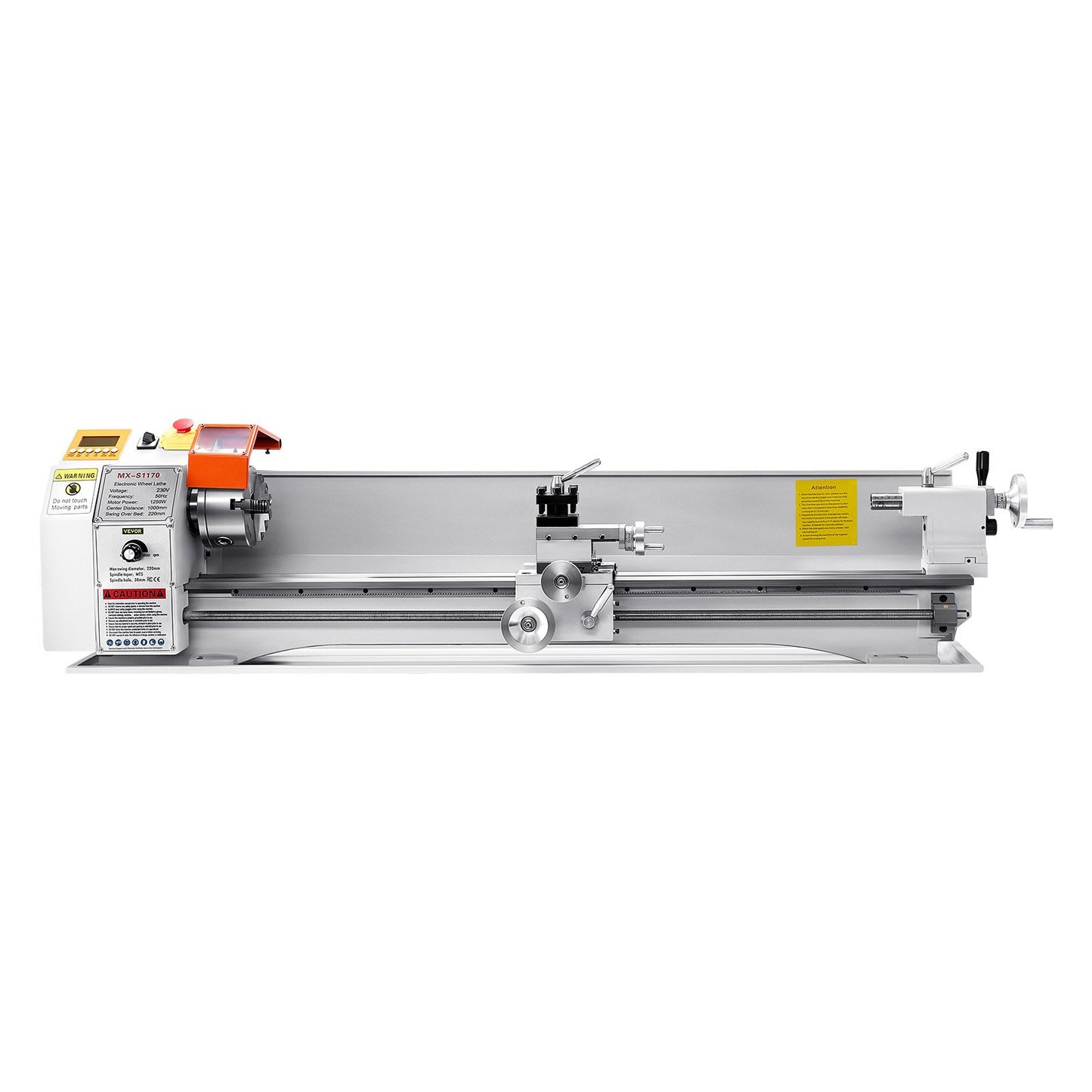 Metal Lathe Machine β 8.7" x 39" Precision Benchtop Lathe with Automatic Feed, Variable Speed, Heavy-Duty Power Lathe for Metalworking