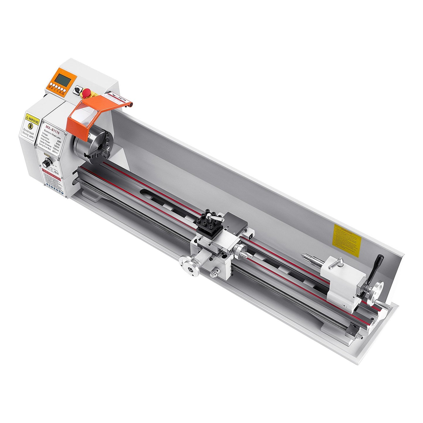 Metal Lathe Machine β 8.7" x 39" Precision Benchtop Lathe with Automatic Feed, Variable Speed, Heavy-Duty Power Lathe for Metalworking