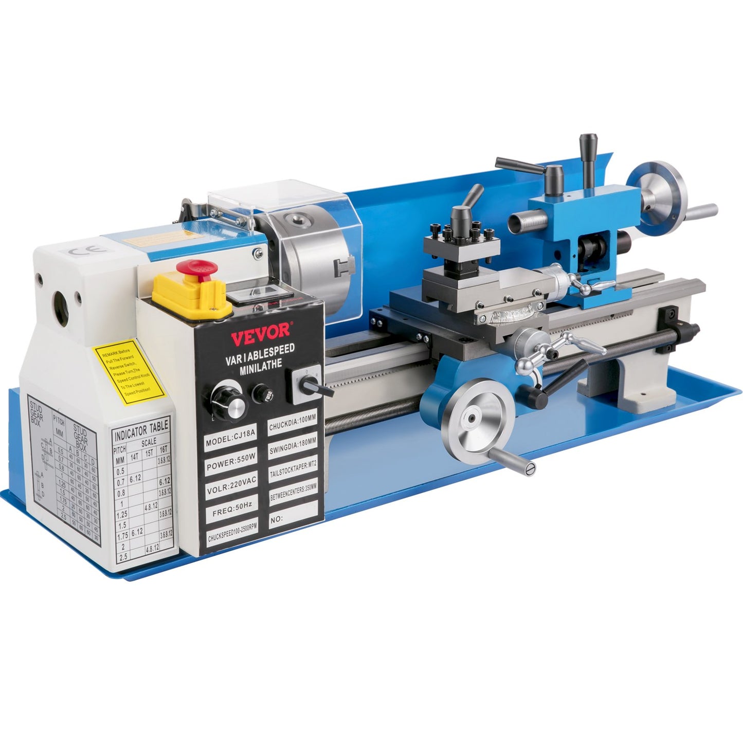 7" x 14" Mini Wood Lathe – 550W Precision Benchtop Turning Machine for Woodworking and Light-Duty Projects