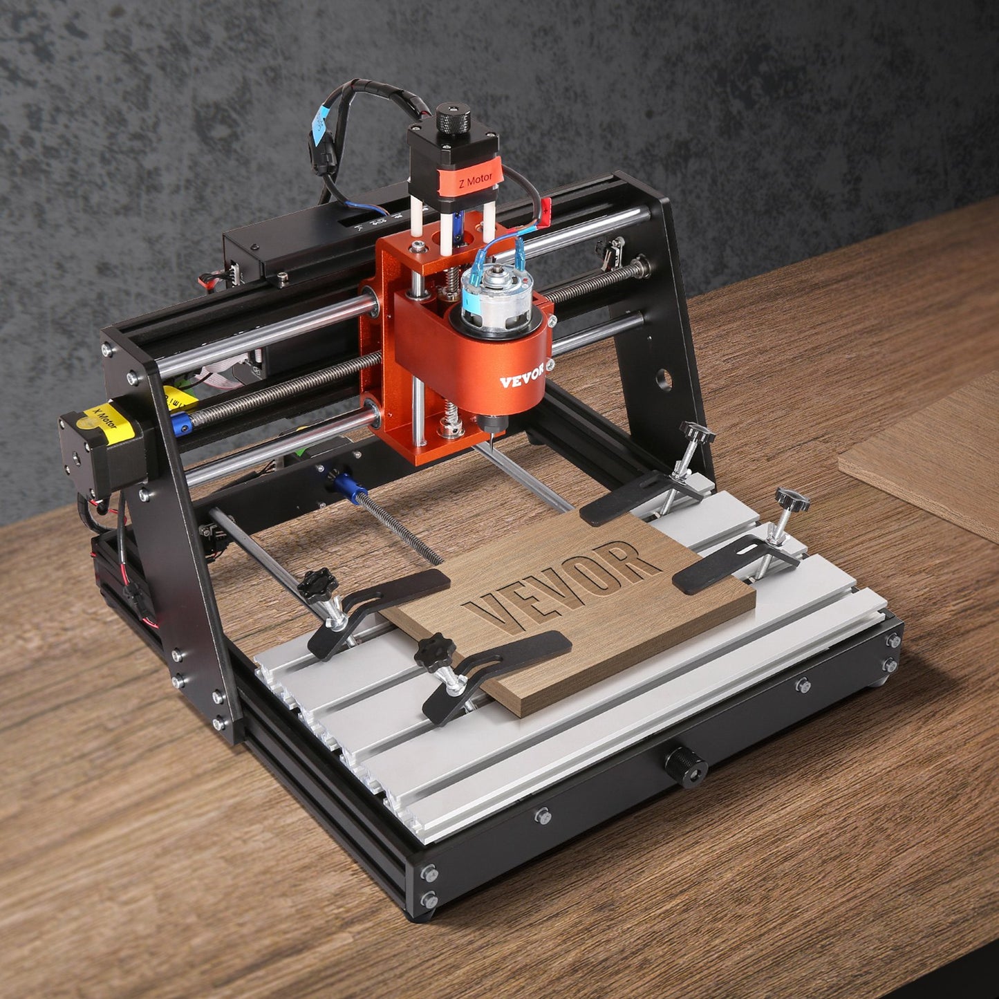 3-Axis CNC Router Machine β 60W, 11.8"x7.87" Work Area, GRBL Control, 1200 RPM Spindle for Wood, Acrylic, MDF, PVC, Plastic & Foam