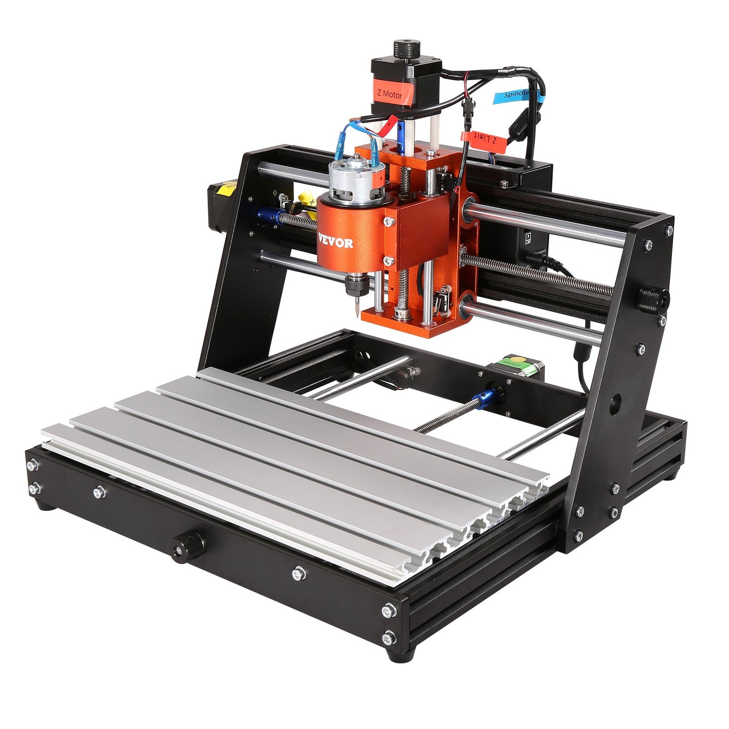 3-Axis CNC Router Machine β 60W, 11.8"x7.87" Work Area, GRBL Control, 1200 RPM Spindle for Wood, Acrylic, MDF, PVC, Plastic & Foam