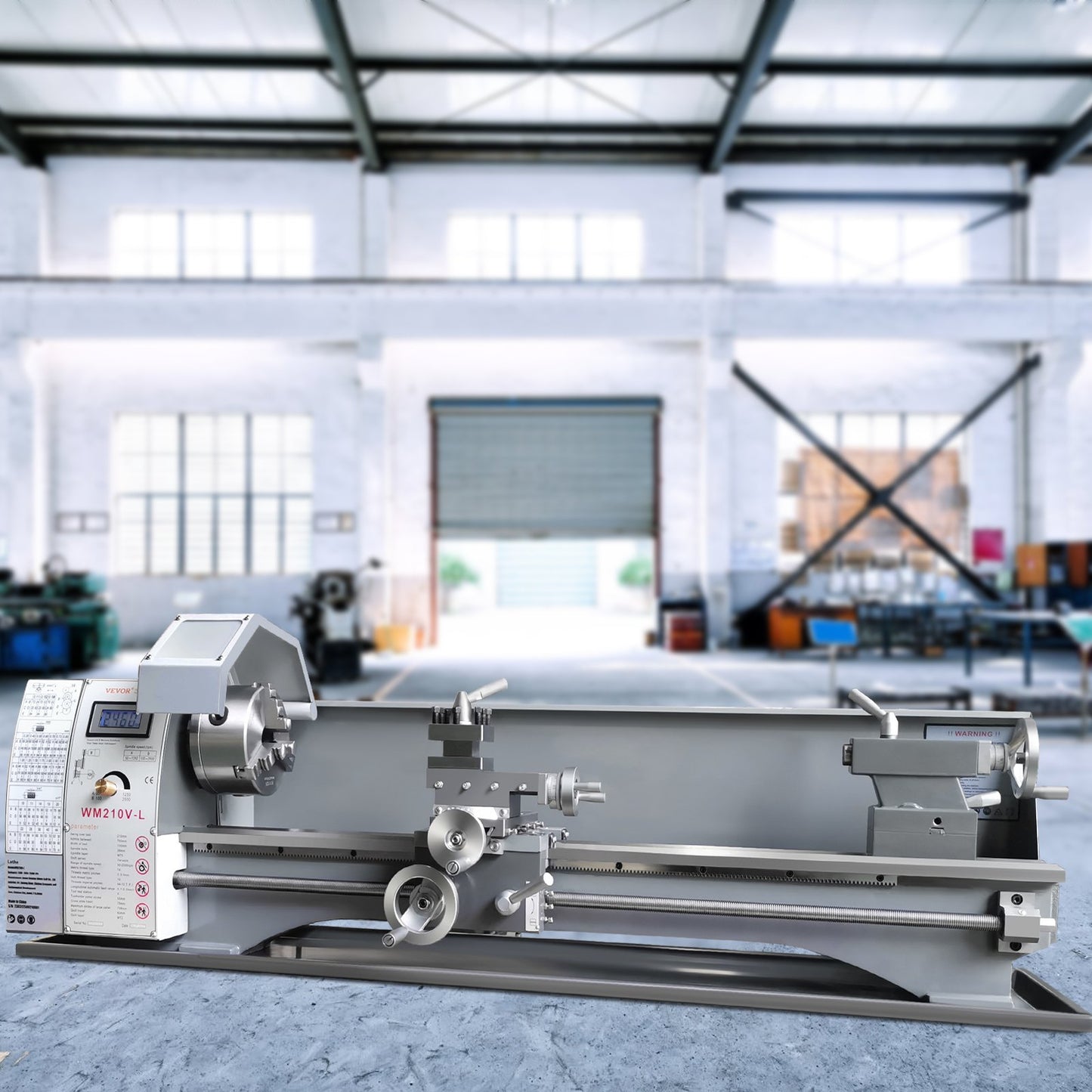 8.3"x29.5" Benchtop Metal Lathe – 750W Brushless Motor, 0–2500 RPM Variable Speed, Precision Lathe with Metal Gears & Tool Box