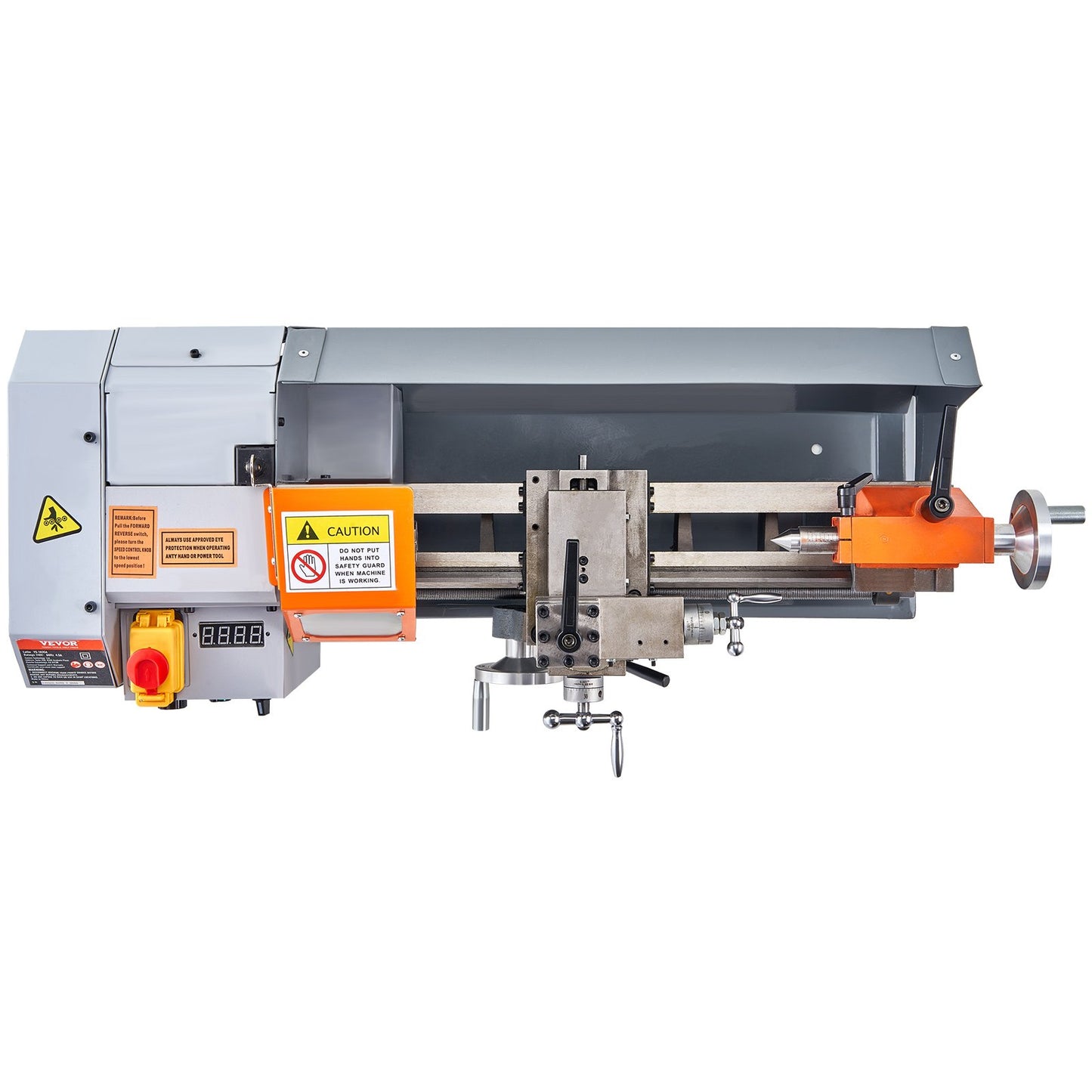 Metal Lathe Machine β 7" x 13.78" Benchtop Precision Lathe, 500W Motor, 0β2200 RPM Variable Speed, Metal Gears, Tool Box Included