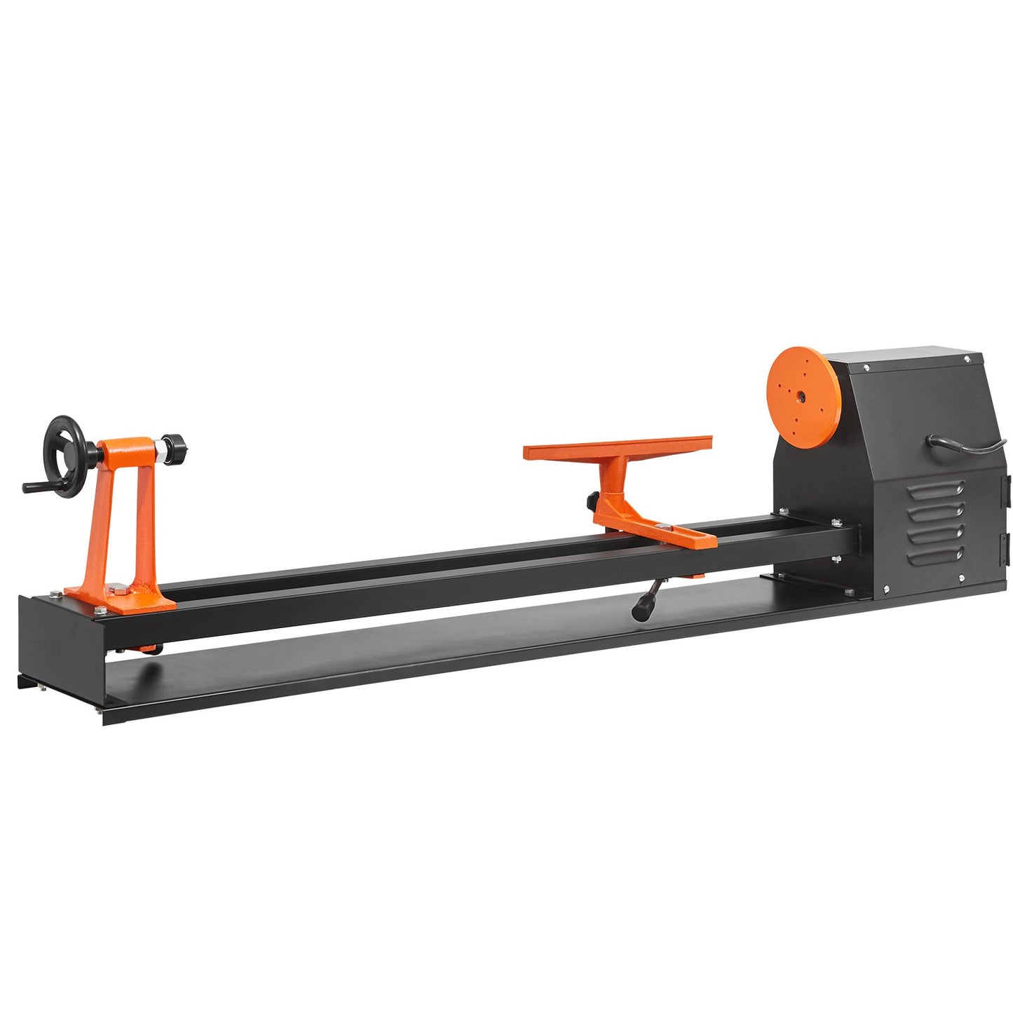14" x 40" Benchtop Wood Lathe โ 0.5 HP (370W) Wood Turning Lathe with 4 Speeds, Chisel Set, Faceplate, and Wrenches for Woodworking Projects