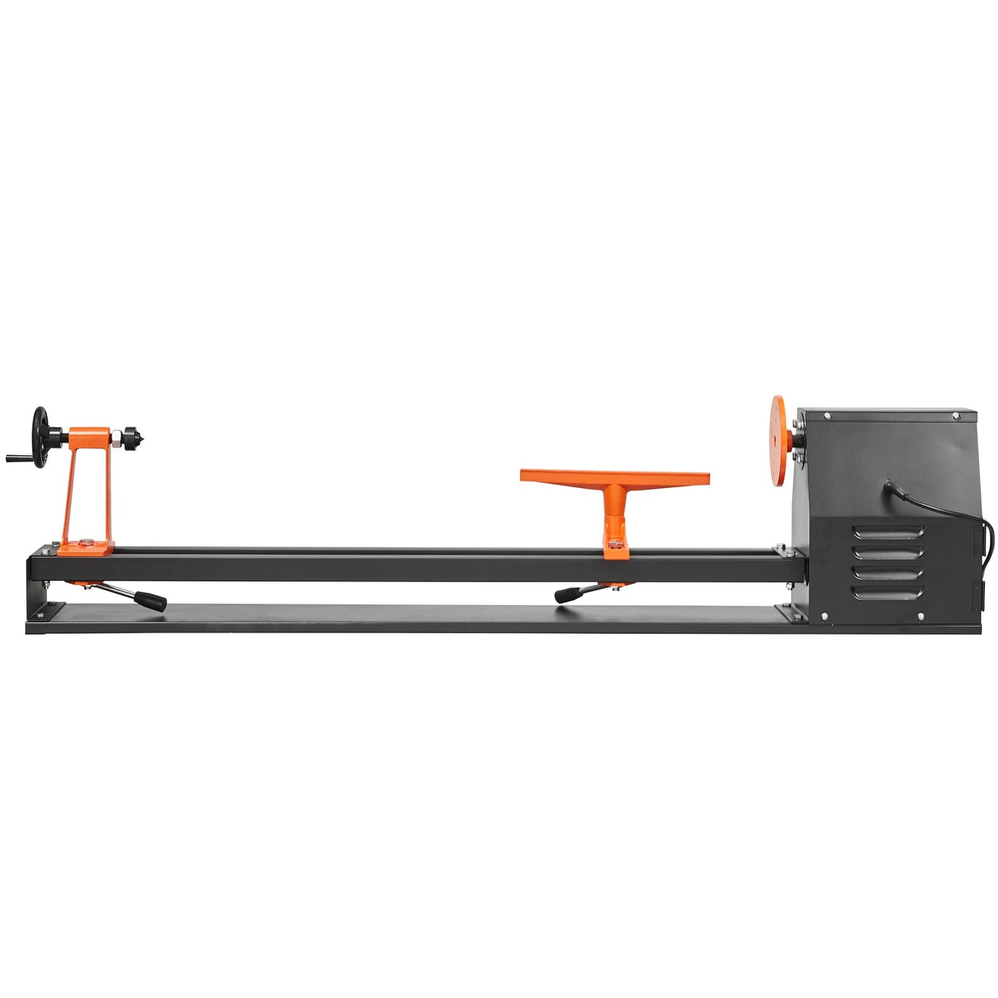 14" x 40" Benchtop Wood Lathe โ 0.5 HP (370W) Wood Turning Lathe with 4 Speeds, Chisel Set, Faceplate, and Wrenches for Woodworking Projects