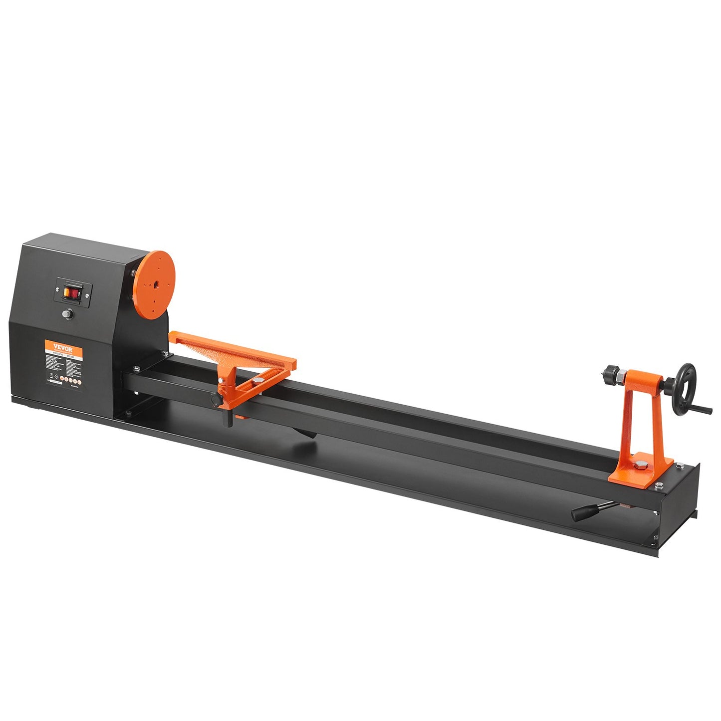 14" x 40" Benchtop Wood Lathe โ 0.5 HP (370W) Wood Turning Lathe with 4 Speeds, Chisel Set, Faceplate, and Wrenches for Woodworking Projects