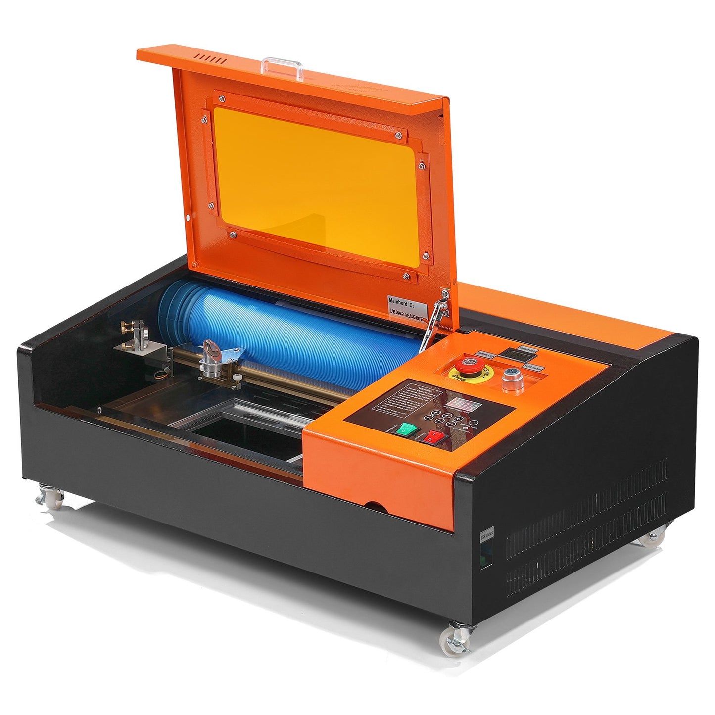 40W CO2 Desktop Laser Engraver β 12"x8" Work Area, Water-Cooled Laser Cutter, Compatible with CorelDRAW & Windows β Cuts Wood, Acrylic, Fabric & More
