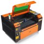 60W CO2 Laser Cutter & Engraver – 16"x24" Work Area, Air Assist, LightBurn Compatible – Cuts Wood, Acrylic, Fabric & More