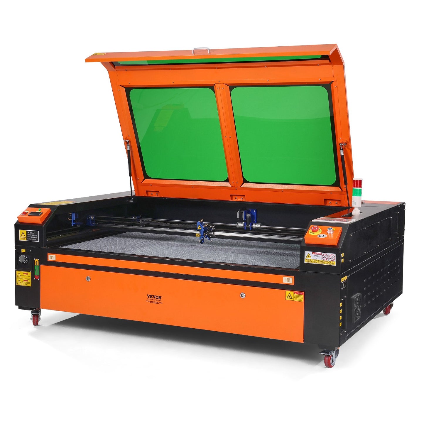 130W CO2 Laser Cutter & Engraver – 35"x55" Work Area, Air Assist, LightBurn Compatible – Cuts Wood, Acrylic, Fabric