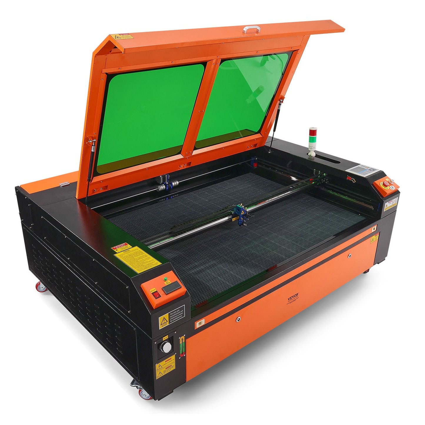 130W CO2 Laser Cutter & Engraver – 35"x55" Work Area, Air Assist, LightBurn Compatible – Cuts Wood, Acrylic, Fabric