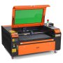 100W CO2 Laser Cutter & Engraver – 24"x35" Work Area, Digital Control Panel, Air Assist, LightBurn Compatible – Cuts Wood, Acrylic, Glass & More