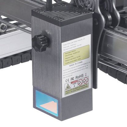 20W Laser Engraver with Rotary – 15.7"x15.7" Work Area, 10,000mm/min Speed, Compressed Spot Laser Cutter for Wood, Metal, Acrylic & More
