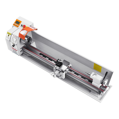 Metal Lathe Machine – 8.7" x 39" Precision Benchtop Lathe with Automatic Feed, Variable Speed, Heavy-Duty Power Lathe for Metalworking