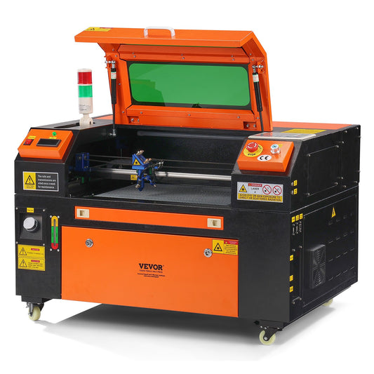 50W CO2 Laser Cutter & Engraver – 12"x20" Work Area, Air Assist, LightBurn Compatible – For Wood, Acrylic, Fabric & More
