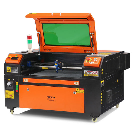 60W CO2 Laser Cutter & Engraver – 16"x24" Work Area, Air Assist, LightBurn Compatible – Cuts Wood, Acrylic, Fabric & More